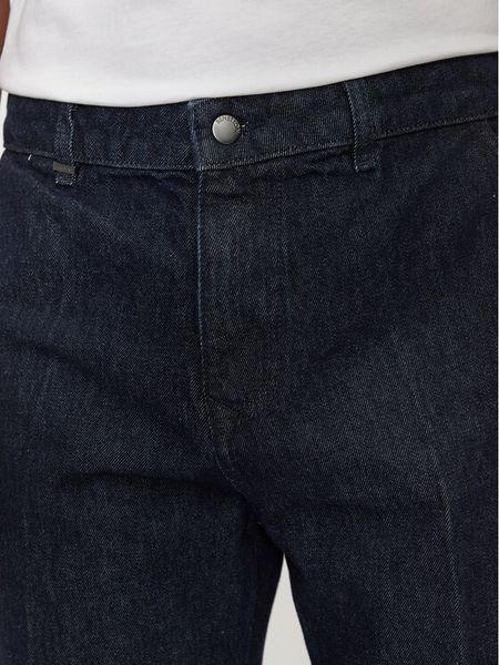 United Colors Of Benetton Jeansy 4WTYUE01M Granatowy Slim Fit. Niebieskie jeansy męskie United Colors Of Benetton, bez wzorów, z bawełny. Za 189.99 zł.