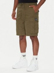 DC Szorty materiałowe Tundra ADYWS03086 Zielony Regular Fit. Zielone szorty męskie DC, bez wzorów, z bawełny. Za 239.99 zł.