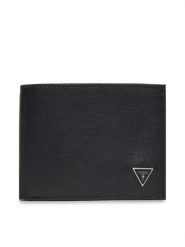 Guess Portfel SMCSLE LEA24 Czarny. Czarne portfele męskie Guess, z aplikacjami, ze skóry. Za 289.99 zł.