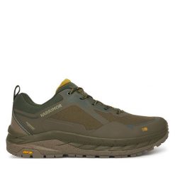 Trekkingi Karrimor. Zielone buty trekkingowe męskie Karrimor, bez wzorów, sportowe, bez obcasa, bez zapięcia. Za 419.99 zł.