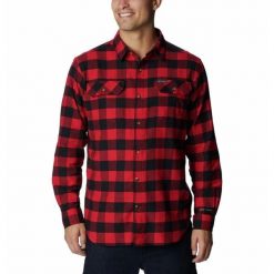 Koszula Męska Columbia Flare Gun Stretch Flannel. Czerwone koszule męskie Columbia, m, bez wzorów, bez kołnierzyka, bez ramiączek. Za 327.99 zł.