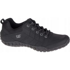 Buty miejskie dla mężczyzn Caterpillar Instruct. Czarne buty trekkingowe męskie CATerpillar, bez wzorów, sportowe, bez obcasa, bez zapięcia. Za 419.99 zł.