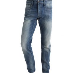 Denham RAZOR Jeansy Straight Leg blue denim. Niebieskie jeansy męskie Denham, z bawełny. W wyprzedaży za 440.30 zł.