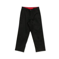 Spodnie na deskorolkę męskie Volcom Loose Trucks Chino. Czarne eleganckie spodnie męskie Volcom, bez wzorów, z bawełny, sportowe. Za 192.05 zł.