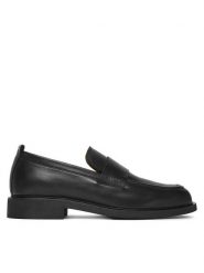 Calvin Klein Półbuty SQ RUBBER LOAFER HM0HM01901 Czarny. Czarne eleganckie półbuty męskie Calvin Klein, ze skóry, wizytowe, bez obcasa, bez zapięcia. Za 649.99 zł.