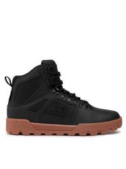 DC Shoes Kozaki Pure high-top Wr Boot ADYB100018 Czarny. Czarne buty zimowe męskie DC Shoes, bez wzorów, ze skóry, bez obcasa, bez zapięcia. Za 569.99 zł.