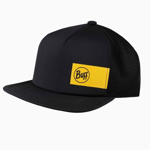 Czapka z daszkiem Explore Trucker Cap. Czarne czapki męskie Buff, bez wzorów, klasyczne. Za 132.99 zł.