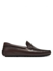 BOSS Mokasyny Noel 50548100 Brązowy. Brązowe mokasyny męskie Boss, ze skóry, bez zapięcia. Za 629.99 zł.