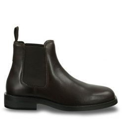 Sztyblety Gant. Brązowe sztyblety męskie Gant, bez obcasa, bez zapięcia. Za 589.99 zł.