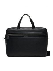 Calvin Klein Torba na laptopa Zip Commuter Bag LV04D3263G Czarny. Czarne torby na laptopa męskie Calvin Klein, bez wzorów, ze skóry. Za 449.99 zł.