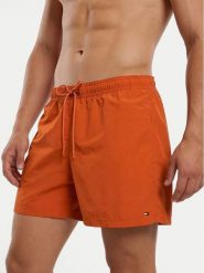 Tommy Hilfiger Szorty kąpielowe UM0UM03477 Pomarańczowy Regular Fit. Brązowe szorty męskie Tommy Hilfiger, bez wzorów, z syntetyku. Za 249.99 zł.