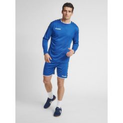 Hummel koszulka męska z długim rękawem hml Authentic Poly Jersey. Niebieskie koszulki męskie z długim rękawem HUMMEL, l, bez wzorów, z jersey, sportowe, bez kołnierzyka, bez ramiączek. Za 91.00 zł.