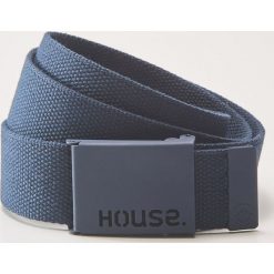 Pasek parciany - Niebieski. Niebieskie paski męskie House, w paski. Za 25.99 zł.
