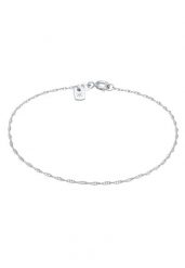 KUZZOI Męska bransoletka Basic Links Twisted ze srebra próby 925 Sterling Silver Biżuteria męska 1 ct Męskie. Szara biżuteria dla mężczyzn KUZZOI, z materiału, srebrne. Za 143.64 zł.