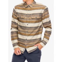 Koszula turystyczna męska Royal Robbins Clouds Rest Hemp LS. Brązowe koszule męskie ROYAL ROBBINS, m, bez wzorów, bez kołnierzyka, bez ramiączek. W wyprzedaży za 539.00 zł.