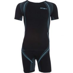 Czarno-Niebieski Komplet Sportowy Aspects. T-shirty sportowe męskie marki Born2be. Za 54.99 zł.