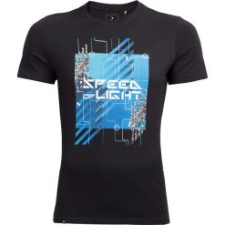 T-shirt męski TSM607 - głęboka czerń - Outhorn. T-shirty męskie marki Outhorn. W wyprzedaży za 29.99 zł.