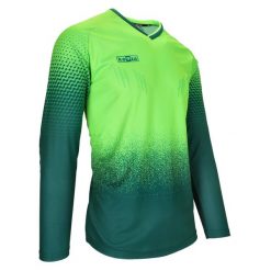 Bluza bramkarska Keeza Cage. Zielone bluzy nierozpinane męskie KEEZA, s, bez wzorów, sportowe, bez ramiączek, bez kaptura. Za 87.00 zł.