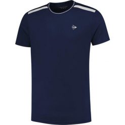 Koszulka sportowa męska Dunlop Club Crew Tee. Niebieskie t-shirty sportowe męskie Dunlop, m, bez wzorów, sportowe, bez ramiączek. Za 139.99 zł.