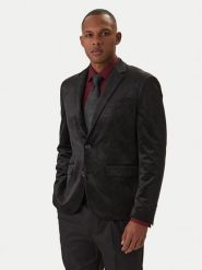 Guess Marynarka M6RN48 K45M2 Czarny Classic Fit. Czarne marynarki męskie Guess, m, z aplikacjami, z syntetyku. Za 1,039.00 zł.