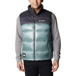 Kurtka Columbia Bulo Point II Down. Szare kurtki męskie Columbia, na zimę, m, bez wzorów, z puchu, casualowe, bez ramiączek, bez kaptura. W wyprzedaży za 847.00 zł.