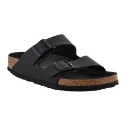 Sandały Arizona Triples Dla Dorosłych Unisex. Czarne sandały męskie Birkenstock, bez zapięcia. Za 642.99 zł.