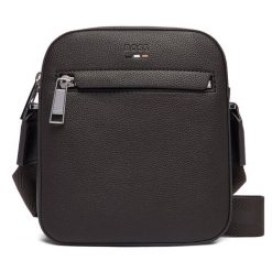 Saszetka BOSS. Brązowe saszetki męskie Boss, bez wzorów, małe. Za 449.99 zł.