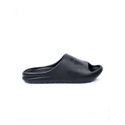 Klapki męskie Linosa. Czarne klapki i japonki męskie LEONE 1947 APPAREL, bez wzorów, z poliesteru. W wyprzedaży za 48.31 zł.