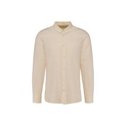 Koszula z długim rękawem Kariban Premium Oxford. Żółte koszule męskie KARIBAN, m, bez wzorów, z bawełny, bez kołnierzyka, bez ramiączek. Za 335.50 zł.