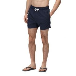 Spodenki kąpielowe dla mężczyzn Regatta RMM016. Niebieskie kąpielówki męskie Regatta, m, bez wzorów, z poliesteru. Za 71.74 zł.