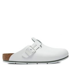 Klapki Birkenstock. Białe klapki i japonki męskie Birkenstock, bez wzorów. Za 429.99 zł.