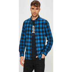 PRODUKT by Jack & Jones - Koszula 12130163. Szare koszule męskie PRODUKT by Jack & Jones, w kratkę, z tkaniny, button down, z długim rękawem. W wyprzedaży za 79.90 zł.