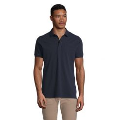 Polo Sol's Owen. Czarne koszulki polo męskie SOL'S, m, bez wzorów, z bawełny, bez kołnierzyka, bez ramiączek. Za 137.50 zł.