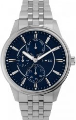 Zegarek męski Timex TW2Y21500 srebrny. Szare zegarki męskie Timex, srebrne. Za 649.00 zł.