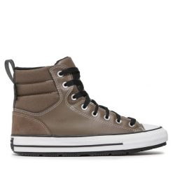 Trampki Converse. Brązowe trampki męskie Converse, bez wzorów, retro, bez zapięcia. Za 259.99 zł.