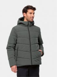 Jack Wolfskin Kurtka zimowa Karolinger Jkt 1207831 Zielony Regular Fit. Zielone kurtki outdoor męskie Jack Wolfskin, na zimę, m, bez wzorów, z syntetyku, bez kaptura, outdoorowe. Za 729.99 zł.