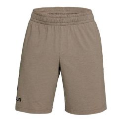 Szorty w kolorze jasnobrązowym. Szorty męskie Under Armour. W wyprzedaży za 84.95 zł.
