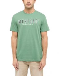 Męski T-Shirt Mustang Style Austin Dark Ivy 1016281 6326. T-shirty męskie Mustang, m, bez wzorów, bez kołnierzyka, bez ramiączek. Za 69.99 zł.