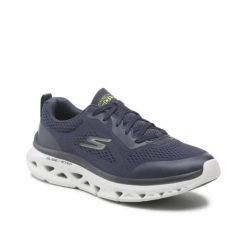 Buty sneakers Męskie Skechers. Niebieskie buty do biegania męskie Skechers, bez wzorów, bez zapięcia, do biegania, skechers sport. Za 283.99 zł.