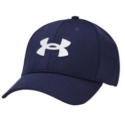 Męska Czapka Z Daszkiem Blitzing. Niebieskie czapki męskie Under Armour, bez wzorów, sportowe. Za 166.99 zł.