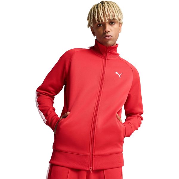 Kurtka męskie Puma T7 Always On Track Jacket. Czerwone kurtki męskie Puma, m, bez wzorów, z poliesteru, bez ramiączek, bez kaptura. Za 490.00 zł.