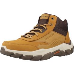 Buty SKECHERS SANTORO-HOPKINS Brązowy. Brązowe buty trekkingowe męskie Skechers, bez wzorów, ze skóry, bez zapięcia, trekkingowe, skechers sport. Za 349.99 zł.