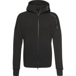 Adidas Performance ZNE HOODY Bluza rozpinana black. Czarne bluzy bez kaptura męskie adidas Performance, z bawełny. W wyprzedaży za 359.10 zł.