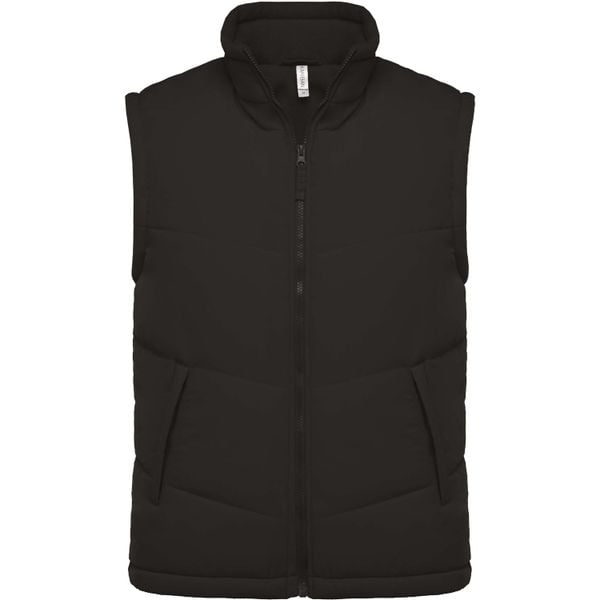 Kurtka puchowa bez rękawów Kariban Doublé Polaire. Szare kurtki męskie KARIBAN, m, bez wzorów, z puchu, eleganckie, bez ramiączek, bez kaptura. Za 218.00 zł.