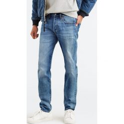 Dżinsy "501" - Skinny fit - w kolorze błękitnym. Niebieskie jeansy męskie Denim Special, z aplikacjami, klasyczne. W wyprzedaży za 265.95 zł.