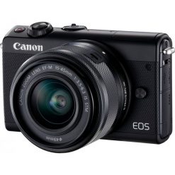 Canon EOS M100 Czarny + M15-45 + IRISTA. Bezlusterkowce Canon. W wyprzedaży za 1,599.00 zł.