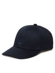 Emporio Armani Czapka z daszkiem EX000005 AF12610 UB102 Granatowy. Niebieskie czapki męskie Emporio Armani, bez wzorów, z bawełny. Za 239.99 zł.
