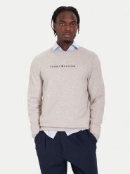 Tommy Hilfiger Bluza UM0UM03666 Szary Relaxed Fit. Szare bluzy nierozpinane męskie Tommy Hilfiger, l, bez wzorów, z bawełny, bez ramiączek, bez kaptura. Za 239.99 zł.