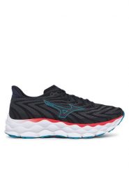 Mizuno Buty do biegania Wave Sky 8 J1GC2402 Czarny. Czarne buty do biegania męskie Mizuno, bez wzorów, z materiału, bez zapięcia, do biegania. Za 649.99 zł.