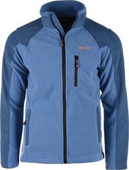 Hi-Tec POLAR MONAR VALLARANTA BLUE/DARK BLUE/SUN-DRIED TOMATO XXXL. Niebieskie bluzy z polaru męskie Hi-tec, m, bez wzorów, z polaru, bez ramiączek, bez kaptura. Za 123.66 zł.
